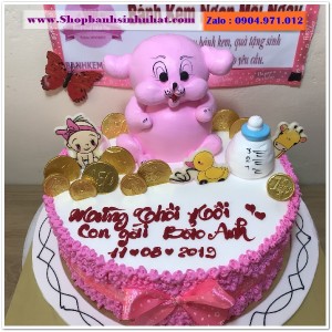 Bánh Sinh Nhật Con Heo Tuổi Hợi- Y67